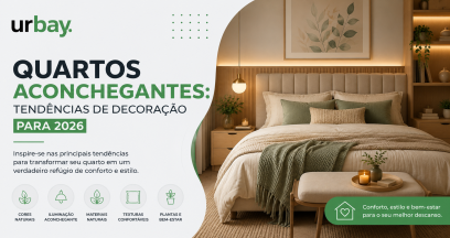 Quartos aconchegantes: tendências de decoração para 2026